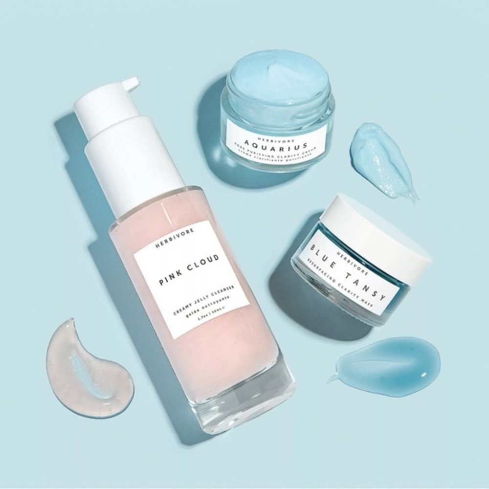 Herbivore Botanicals Waves of Clarity Set | Pink Cloud • Aquarius • Blue Tansy ✨